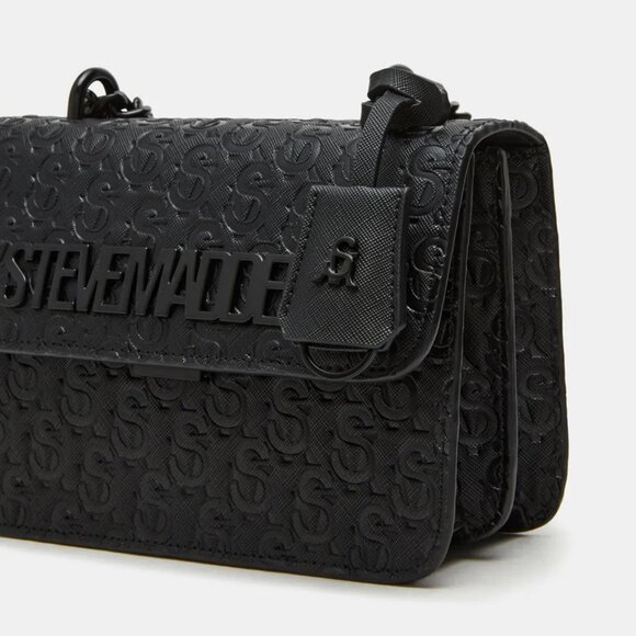Steve Madden Coal Bag Embossed in Black - Picture 2 of 5
